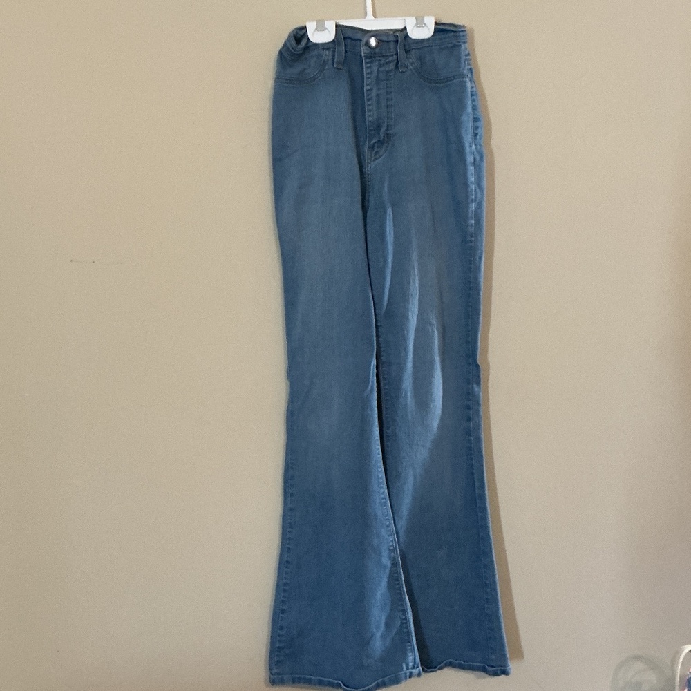 Size 9 Flare leg jeans by brand Vibrant M.I.U.